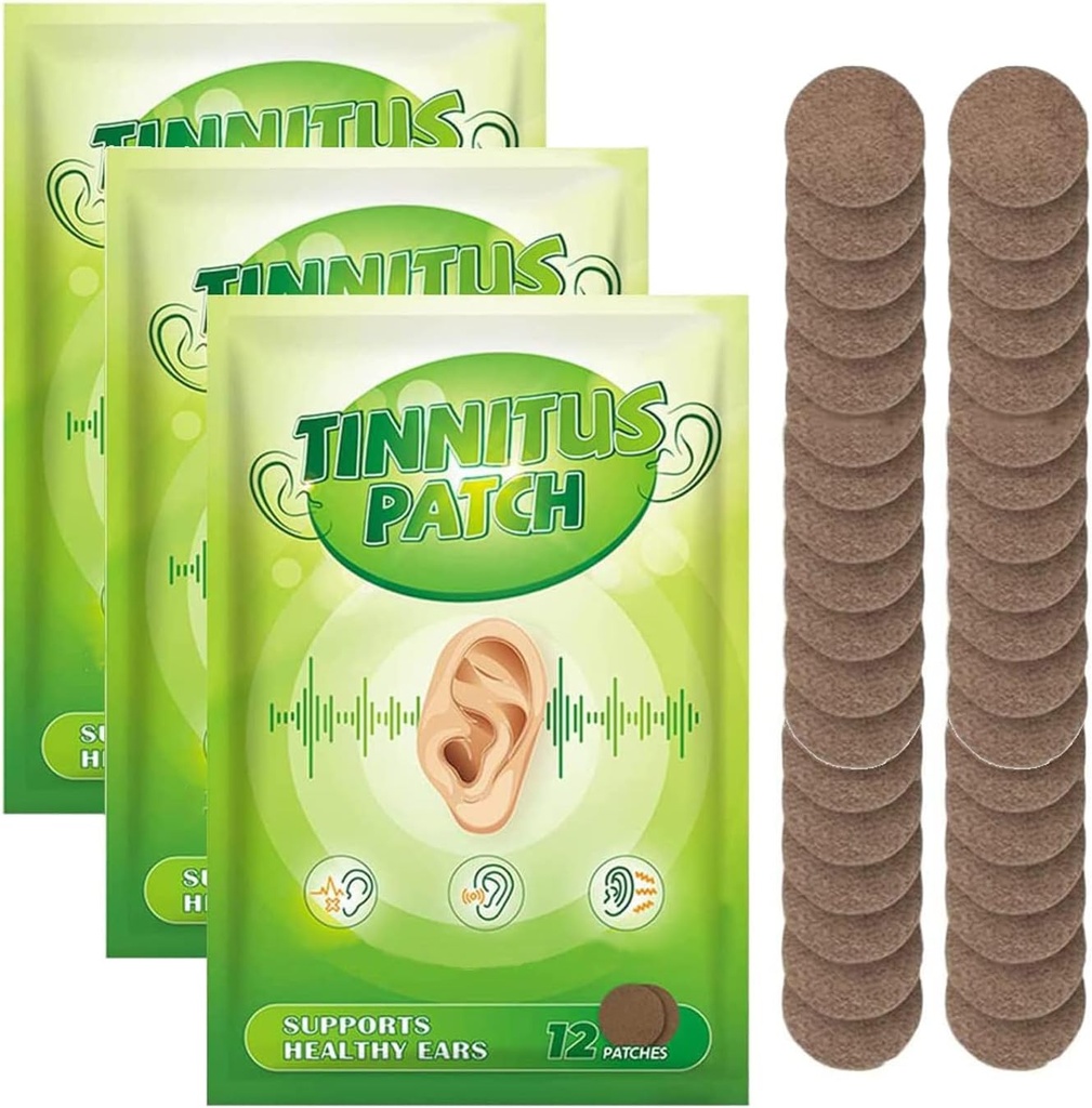 36pcs Tinnitus øre patch, naturlige formel øre patches, øre pleje