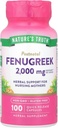 Nature 's Truth Fenugreek 2000 mg Kosttilskud, 100 Greve (pakke med 1)