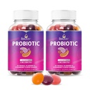 BeLive Probiotiske Gummies - Probiotika med 5 Millioner CFU 'er til fordøjelse, Mænd, Kvinder & Børn Probiotiske Kosttilskud til immunforsvar, Sukker Free & Vegan - Blåbær, Jordbær & Orange