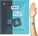 Klova Chill Patches med klinisk provet sensoril Ashwagandha, Rhodiola Rosea, Passion Flower, Ginger Root Extract, L-Theanine, GABA og andre naturlige ingredienser til at hjælpe med at ødelægge, slappe af og slappe af