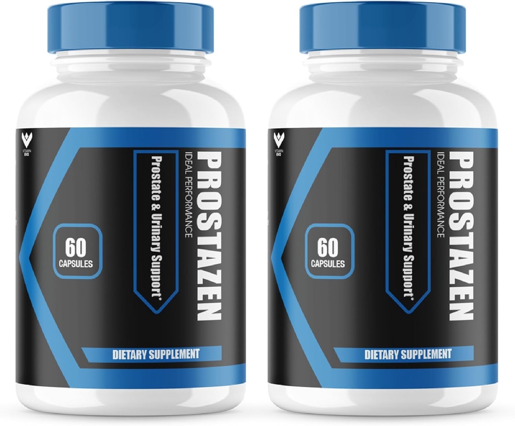 (2 Pack) Prostazen kapsler, officielle Prostazen piller til støtte Prostata sundhed, Prostazen Plus Premium Prostata Formel, Prostazen for sund prostata, Prosta Zen Pastillas Anmeldelser (120 Kapsler)