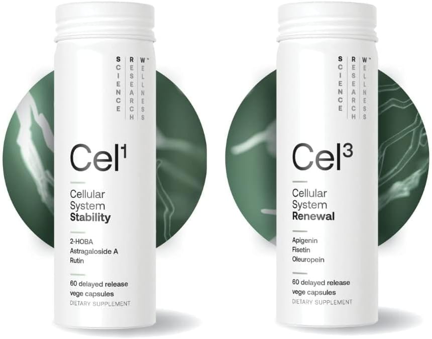 SRW Cel¹ Stability & Cel³ Renewal Supplements (1 Month Supply) - Bundle Pack - 60 Capsules