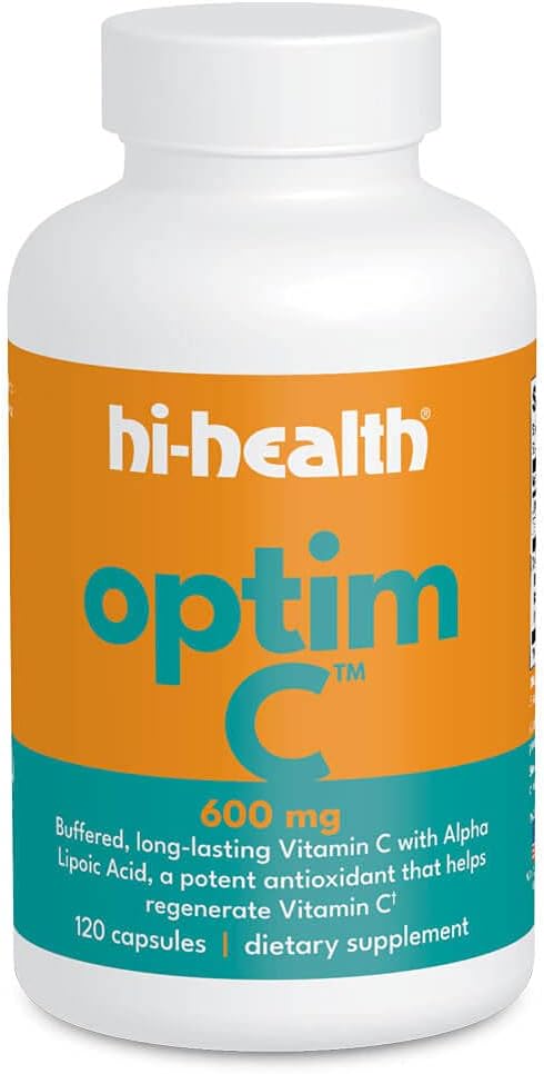 He - Health Optimal - C 600 mg Buffered C vitamin (120 kapsler)