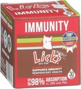 Licks Pillar-Free Cat Immunity - immunforsvar Cat Supplies - Respiratoriske kosttilskud - Health Supplies - Gel Packets - 30 Anvendelse