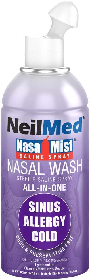 NeilMed NasaMist Alle i en Multi Formål Saline Spray, 6.3 Fl Oz