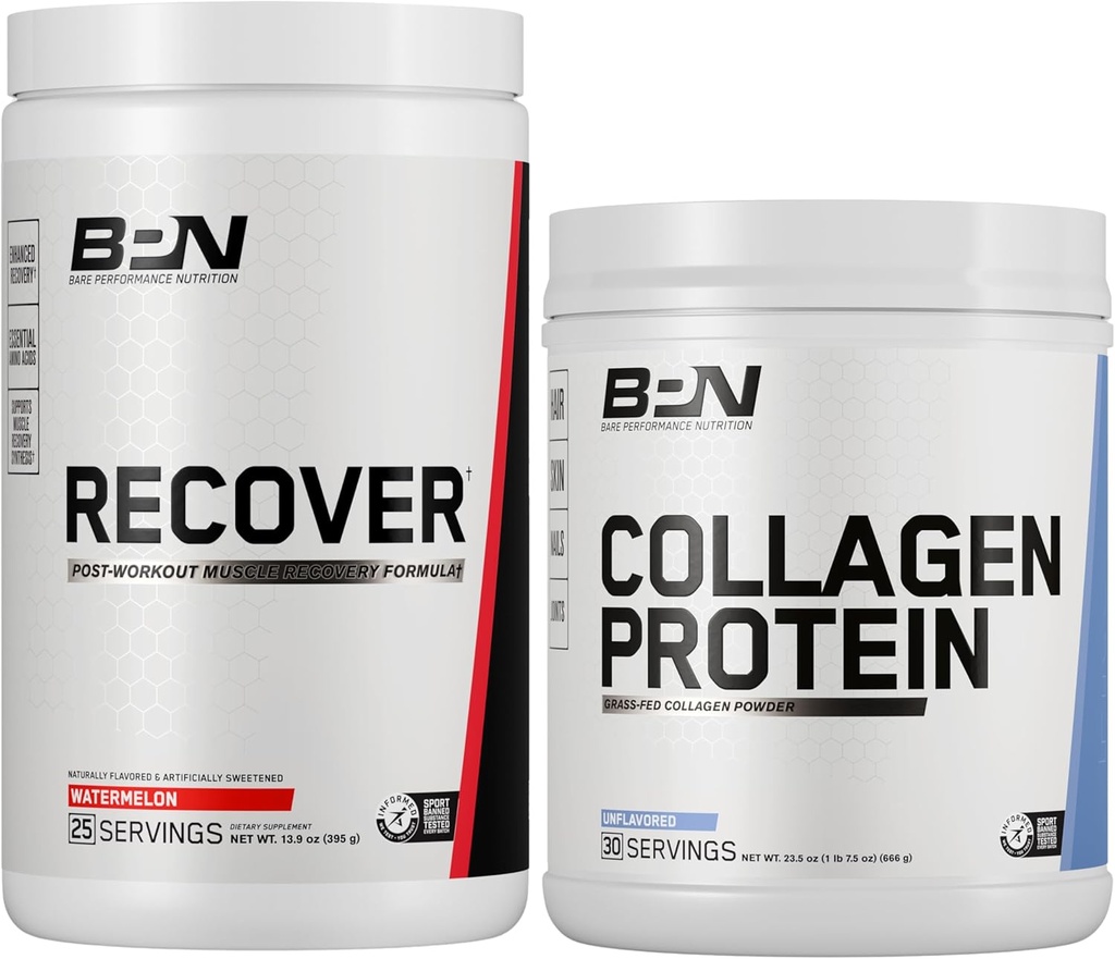 BARE YDEEVNE NETRITION BPN Recover & Collagen Protein Bundle