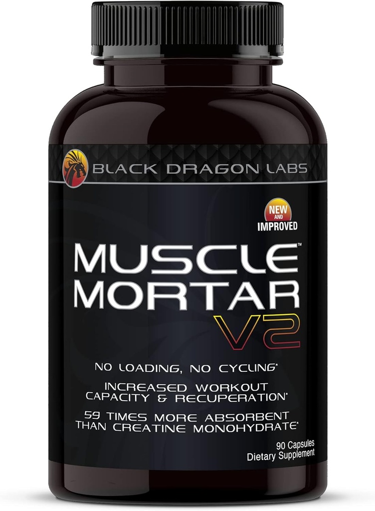 Muscle Mortar Creatin HCL • 124; øge styrke & Endurance • 124; 30 Servere