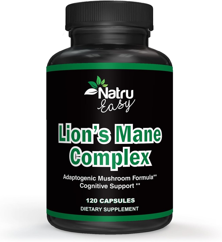 5 i 1 Lion 's Mane Complex; 124; Premium Max Strength; 124; Advanced Non GMO Formelle 124;; 124; 4 Måneder af fineste ekstraudstyr Supply; 124; Adaptogen Mushroom Formelle 124;; 124; 3rd Party Testede Formelle 124; Lavet i USA.