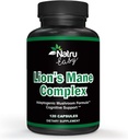 5 in 1 Lion's Mane Complex || Premium Max Strength || Advanced Non GMO Formula || 4 Months of Finest Extracts Supply || Adaptogenic Mushroom Formula || 3rd Party Tested || Made in The USA.