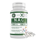 Genex formulas NAC 500 mg (100 kapsler) N- acetyl cystein, understøtter leversundhed - ikke-GMO, Gluten Free, Vegan (3 måneders forsyning)