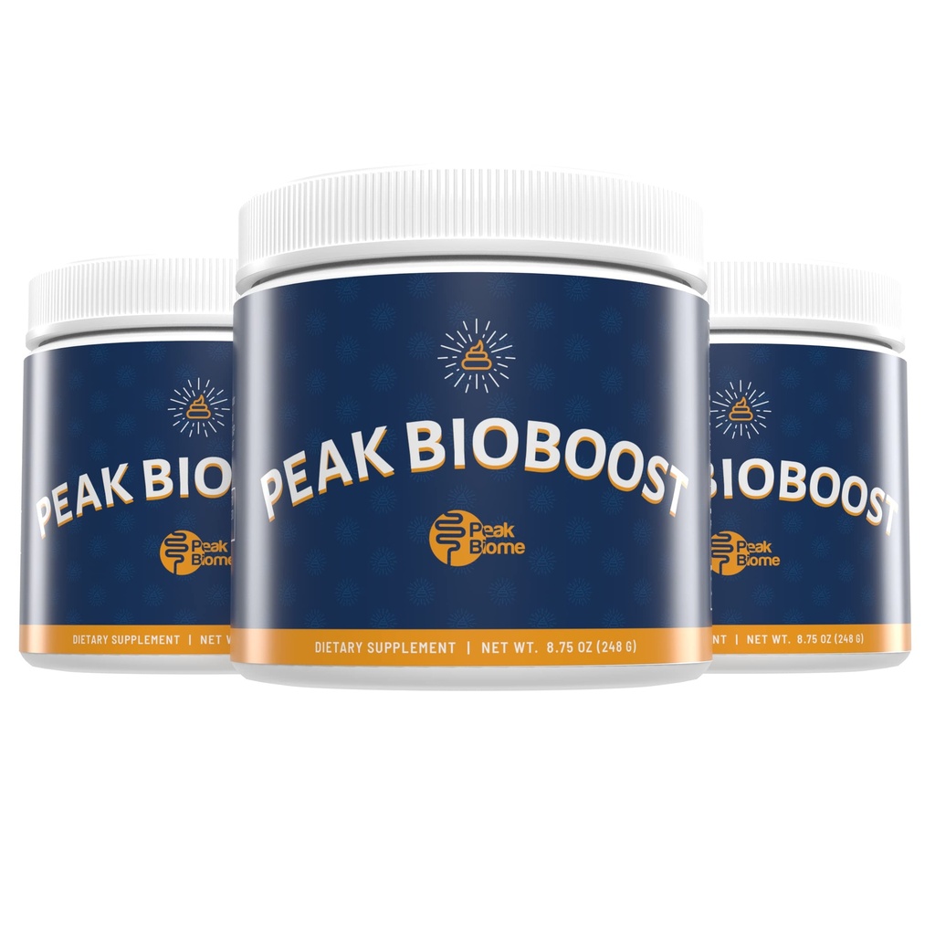 Peak BioBoost Prebiotic Fiber Supplement for Colon Cleanse - Flavorless Digestive Nutritional Supplements - Easy to Dissolve - No Gluten, Soy or Dairy - 3-Month Supply - 90 Servings