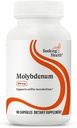Søg Health Molybdæn - Supplement med Molybdæn Glycinate Chelate - Supplement understøtter Sulfite Metabolisme & Cellular Health - Vegetariske og Veganske kapsler - 500 mcg, 90 Kapsler