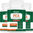 1600MG Palmitoylethanolamid 99% med Luteolin & Quercetin, Høj Absorption, Pea Supplement 180 Kapsler