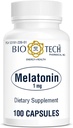 Bio- Tech Pharmacal Melatonin (1 mg, 100 kapsler)