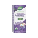 Nature 's Way Sambucus Elderberry Traditional Immunsyrup for Age 1 +, Traditional Immunsupport *, Antioxidant Support *, Black Elderberry Extract, USDA Certified Organic, 4 Fl Oz