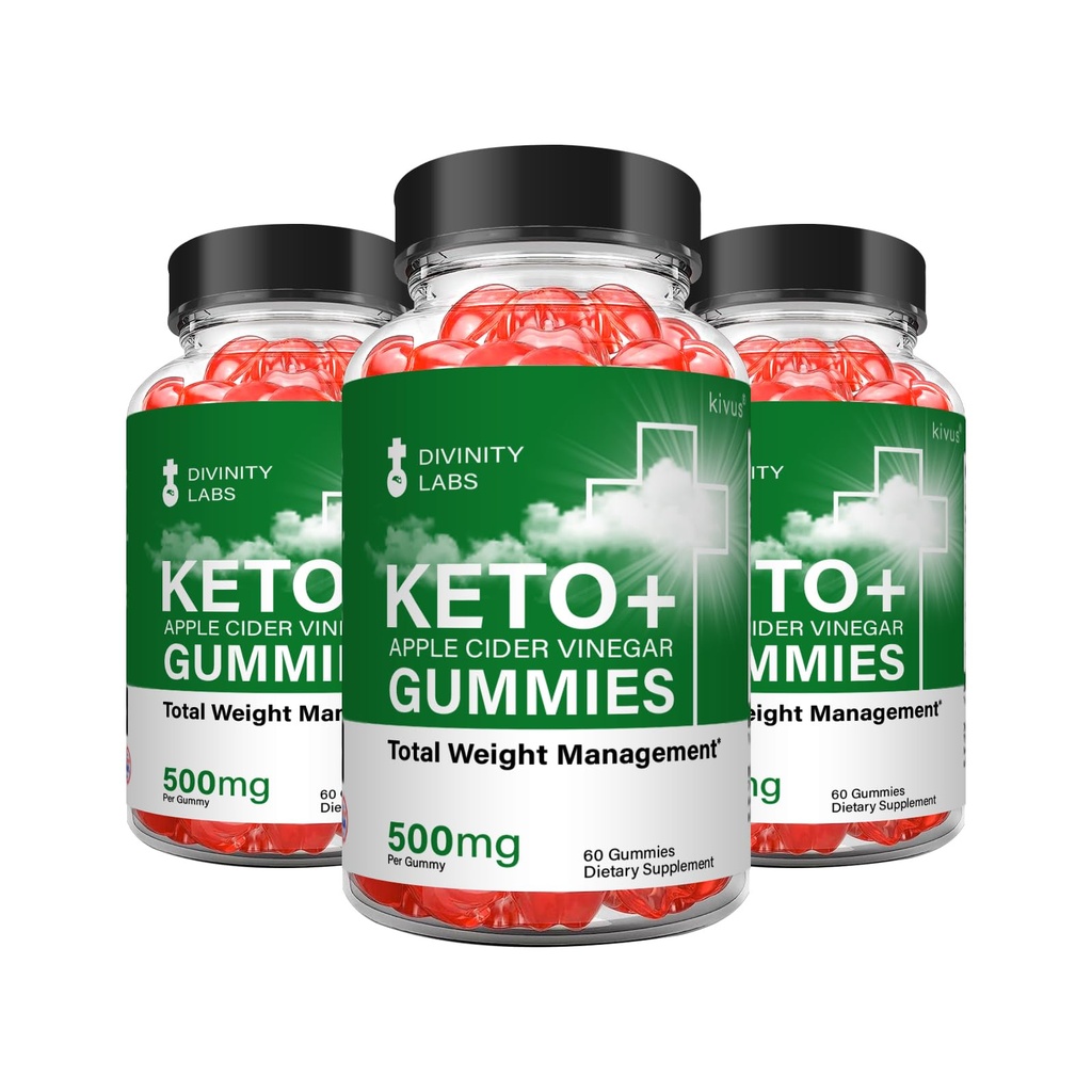 Divinity Labs Keto - Divinity Labs Keto Apple Cider Vincious Gummies (3 Pack, 180 Greve)