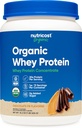 Nutricost Organic Whey Protein Concentrate, Chocolate Peanut Butter Flavored, (1LB) - Gluten- Free, Non- GMO