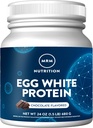 MRM Nutrition Egg White Protein Dex124; Chocolate Flavored Dex124; 23g Fat- Free Protein Dex124; med fordøjelsesenzymer Dex124; Højeste biologiske værdi Dex124; Klinisk testet