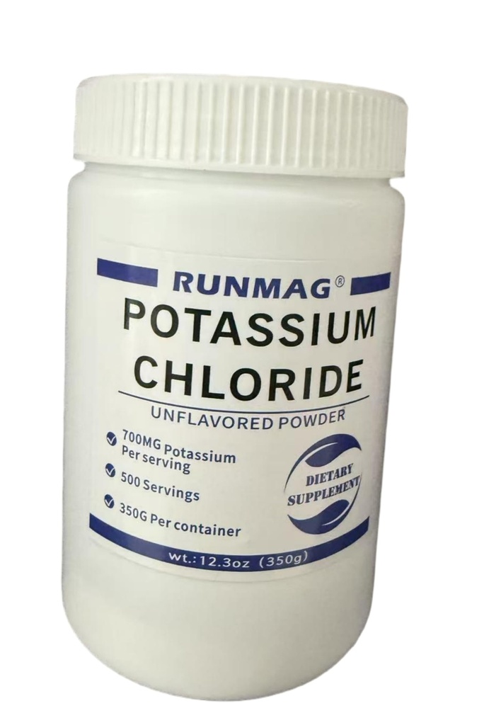 Kaliumchlorid pulver - salt Substitute 350g per beholder