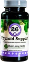 Sølv Lining urter Thyroid Support til hunde - Natural Herbal supplement til at hjælpe med at bevare sund thyroid funktion, vejrtrækning & vægt - 90 kapsler