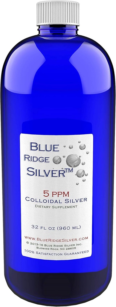 5 ppm 32 oz kolloid sølv naturlige immunforsvar sundhedstillæg