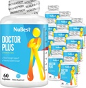 Doctor Plus - Højdevækstformel - understøtter højdevækst, højdevækstpiller med calcium, vitaminer D3, vitamin K2 (MK7) - Immunitet og samlet sundhed for børn (10 +) og teens - 12 Pack