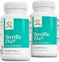 Terry naturligt strålende Zzzz - Sovetilskud til voksne - Kosttilskud med mandarin, Lemon Balm & Lavender - Non-GMO afslapning & søvn Relief Aid - 30 Softgels (2 Pack)