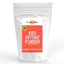 Kids Defense Powder 124; New Formel, Forbedret Flavor 124; Orthomolekulær dosis på 1000 mg vitamin C og 250 mg B3 124; Pure, Corn Free, & GMO- Free; Fruit Punch Flavor 124; 120 Servering