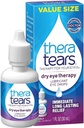 TheraTears Tør øje terapi Smøremiddel øjendråber Twin Pack, (2 x 30ml flasker) + 1.0 Fl Oz flaske