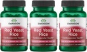 Swanson Made with Organic Traditional Red Yeast Rice 600 Milligram 60 Veg Kapsler (3 Pack)