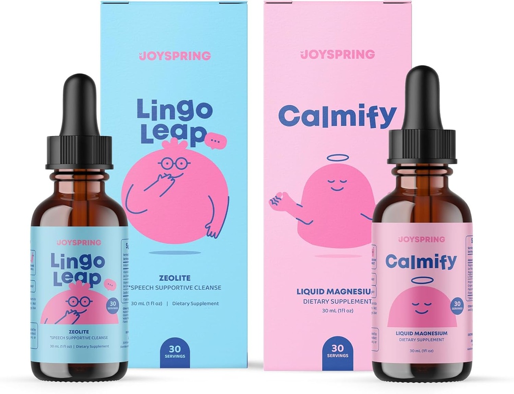 Joyspring Magnesium Glycinat & Citrate Væske til børn og tale forsinkelse supplement til børn