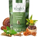 Immun Power - Organic Ashwagandha Root Powder Blend - herunder Cordyceps & Reishi svampe - Understøtter en sund immunrespons * - Vegan, Gluten Free, Ingen tilsat sukker - 30 Servere - 120g