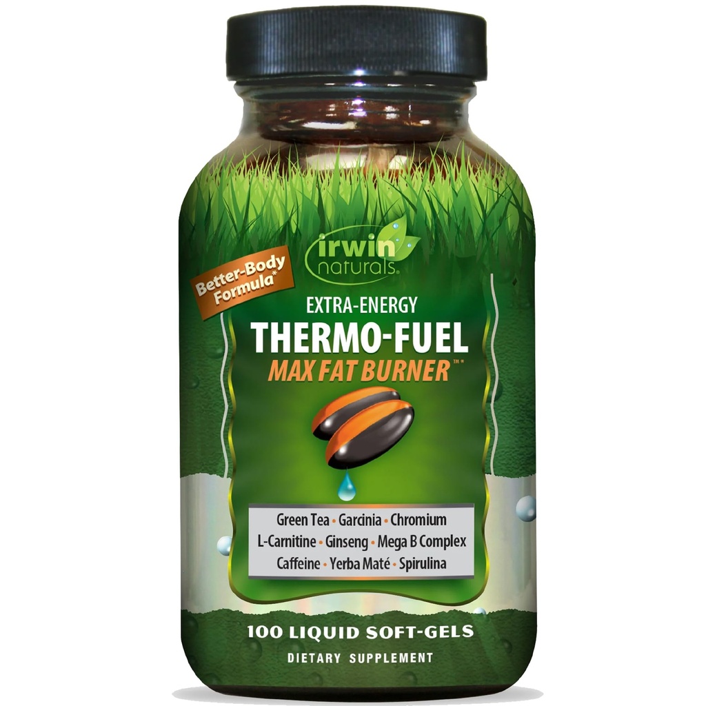Irwin Naturals Extra- Energy Thermo- Fuel Max Fat Burner 100 Softgel