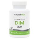 Natures Plus PRO DIM 200 mg - 60 kapsler - understøtter sunde østrogenniveauer - ikke-GMO, Vegan & Gluten Gratis - 30 Servere