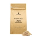 PURE ORIGINAL INGREDIENSER Brown Rice Vegan Protein Powder (1 LB) Sprunget Brown Rice, Gluten Free, Shakes & Smoothies