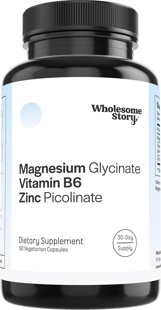 31- in-1 Zinkpicolinat Magnesiumglycinat Kosttilskud med vitamin B6 - 124; Magnesium - og Zinkvitamin - 124; Reproduktiv & Fertility Health, Hormone Balance, Immunsystemet Support 124; Packaging May Vary