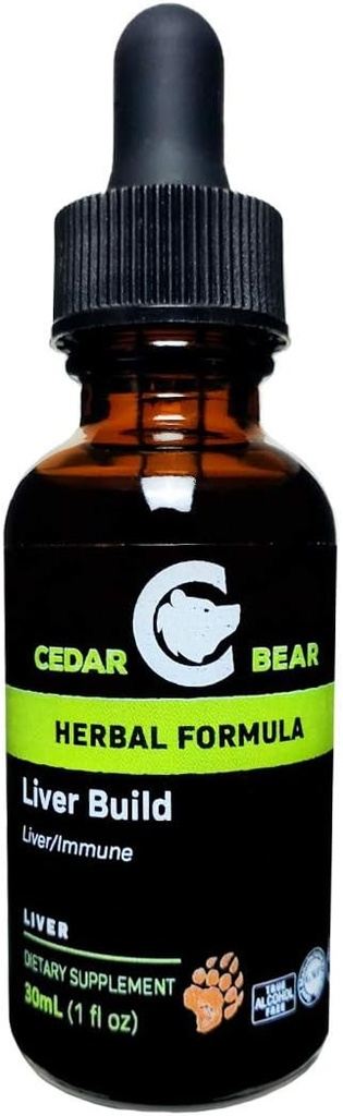 Cedar Bjørn Lever Byg en flydende urte supplement, der hjælper med at styrke lever og galdeblære funktion 1 Fl Oz