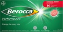 Berocca Performance 30 effervescent tabletter - Original Berry Flavor International version Koffein fri