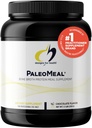 Designs for Health Pure PaleoMeal - Bone Broth Protein Powder with 17g Protein, Meal Replacement Shake Dietary Supplement with Active Folate + Chelated Minerals, Chocolate (15 Servings / 510g)