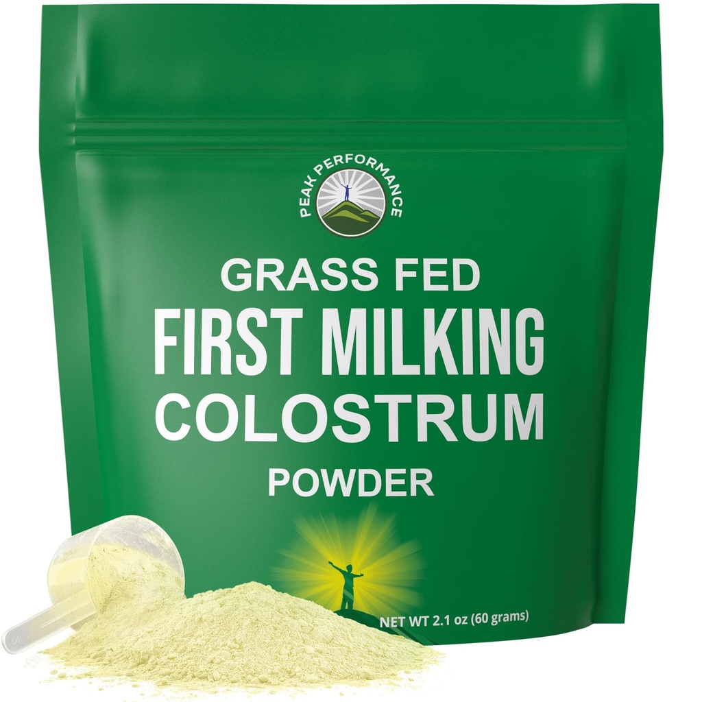 Første malkning Colostrum pulver fra Grass Fed USA køer malket inden for 6 timer af at give fødsel for at få de mest bioaktive næringsstoffer. Høj immunoglobulin Bovine Colostrum supplement til mennesker