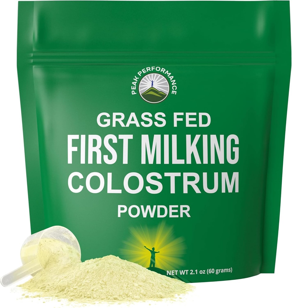 Første malkning Colostrum pulver fra Grass Fed USA køer malket inden for 6 timer af at give fødsel for at få de mest bioaktive næringsstoffer. Høj immunoglobulin Bovine Colostrum supplement til mennesker