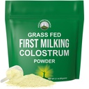 First Milking Colostrum Powder from Grass Fed USA Cows Milked Within 6 Hours of Giving Birth to Get the Most Bioactive Nutrients. High Immunoglobulin Non-GMO Bovine Colostrum Supplement for Humans