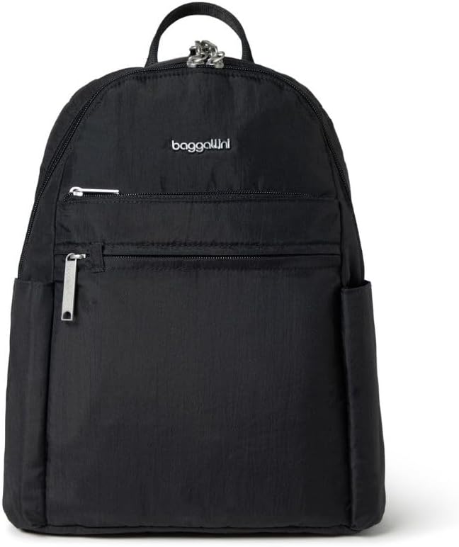 Securtex ® Anti- tyverisikring Ferie Rejserygsæk 10x13 "Slash- resistent Nylon Daypack w / RFID, Sort