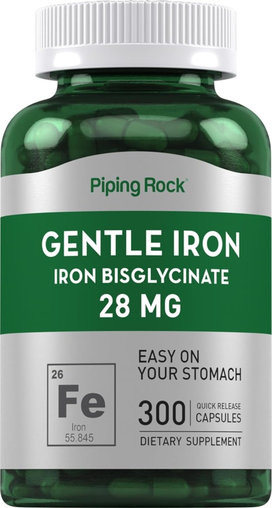 Piping Rock Iron Bisglycinate 28 mg