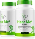 (2 Pack) Høre mig + kapsler, officielle HearMe + piller, Høre mig Plus Øre Formel for en sund hørelse, Premium HearMe Plus for Øre sundhed, Natural Ear Cleaner Support, Høre mig + anmeldelse (120 Kapsler)