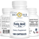 Bio- Tech pharmacal folinsyre (20mg, 100 greve)