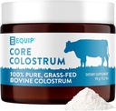 Equip fødevarer Core Bovine Colostrum Powder - 3.000mg Græs Fed Colostrum Supplement - Gut Sundhed, Immunitet, Inddrivelse Lactoferrin Kosttilskud - Keto Friendly Bovine Colostrum, 30 Servering, Unflavored