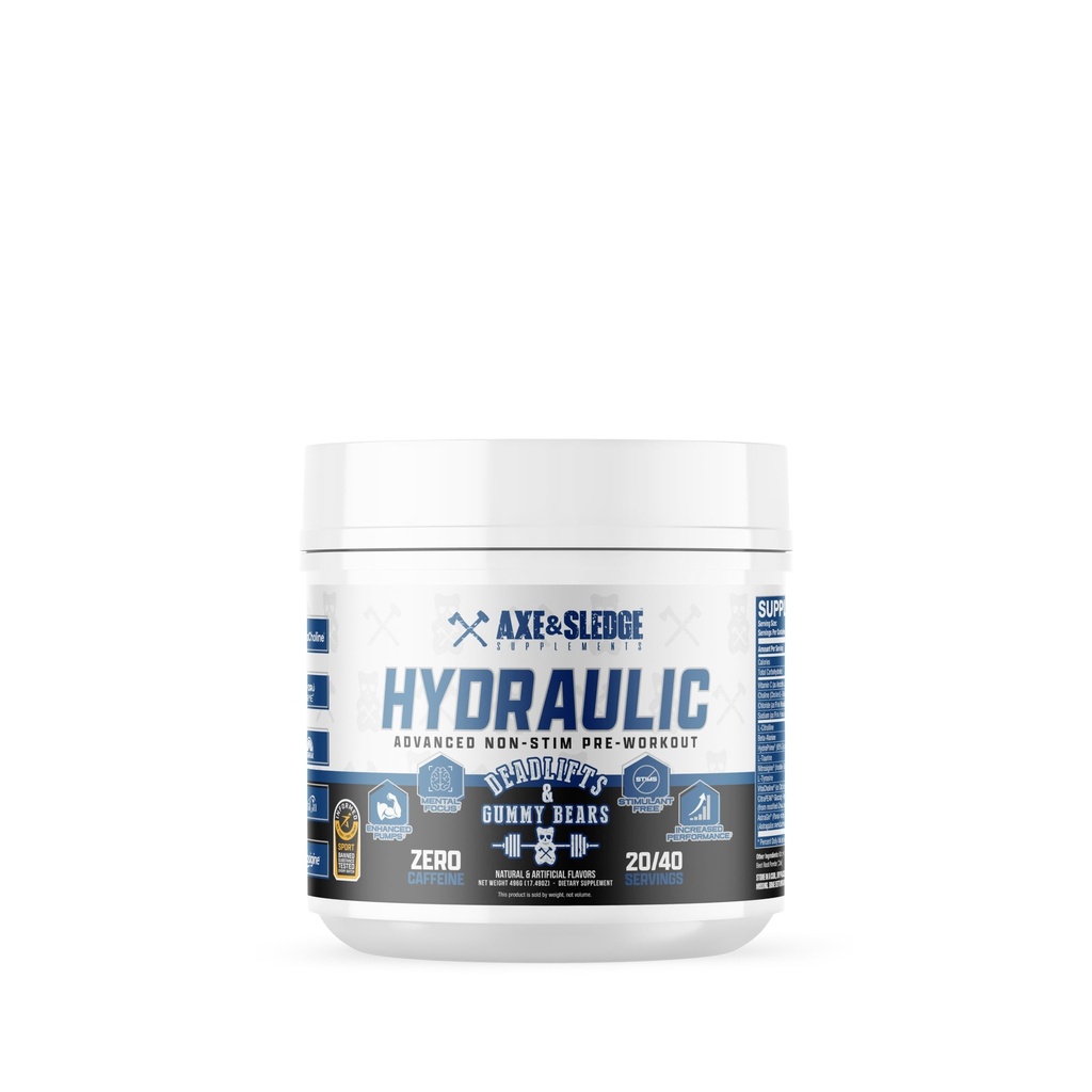 Axe & Sledge Hydraulisk Stimulering - Free Pre- Workout Powder for Mænd & Kvinder