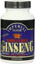 Imperial Elixir, Koreansk Rød Ginseng, 600 mg, 100 kapsler