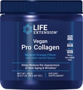 Life Extension Vegan Pro Collagen, Collagen Builder Support, Hud Sundhed, Type I Collagen Aminosyrer, gotu kola, C-vitamin, Gluten- Free, Non- GMO, Vegan, 30 Servere